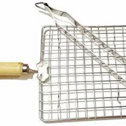 steel roasting with steel polish iron chimta 25cm Kitchen Tool Set-16