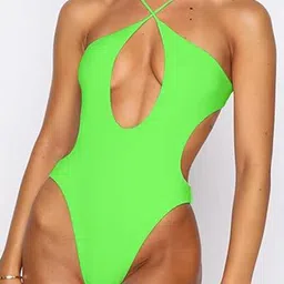 BAESD Self-Designed Halter Neck Bodysuit-image-33