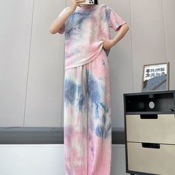 Lugo Printed Round Neck T-Shirt With Trouser-11