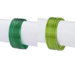 1ST TIME Set Of 24 Green Alloy Bangles-picture-18