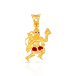 BHIMA 22K BIS Hallmark 916 Purity Yellow Gold Hanuman Pendant-image-97