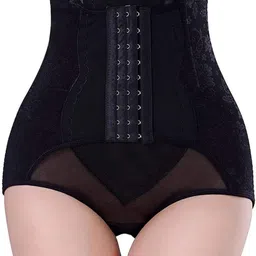 CareDone Women High Waist Tummy Control Shapewear Panty with Hook Belt-image-13