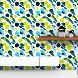 ArtzFolio Printed UV-Resistant Anti-Bacterial Expressive Minimalistic Strokes Peel & Stick Wallpaper-image-21