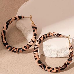 SZN Gold Plated Circular Shaped Hoop Earrings-61