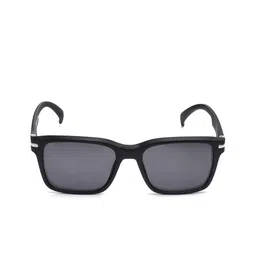 HASHTAG EYEWEAR Unisex Square Sunglasses with Polarised Lens TT Polarized-30006-M.BLK-1804 image 3