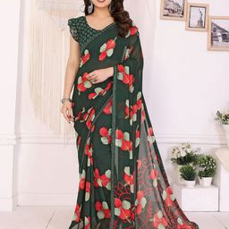 Moda Rapido Floral Printed Beads and Stones Saree-picture-39