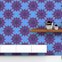 ArtzFolio Printed UV-Resistant Anti-Bacterial Abstract Ethnic PatternPeel & Stick Wallpaper-image-98