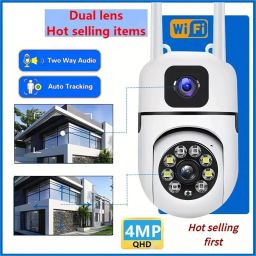 Bzrqx 1080P Full HD PTZ WiFi Dual Lens Camera CCTV Motion Alert Audio Night View Security Camera-image-95
