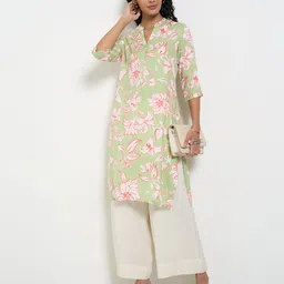 RANGMANCH BY PANTALOONS Women Floral Printed Kurta-image-88