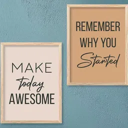 Motivational Wall Art With Frame Home Decor Wall Painting For Living Room Office Bedroom-image-76