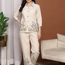 ETC Printed Pure Cotton Shirt With Trousers Co-Ords-picture-35
