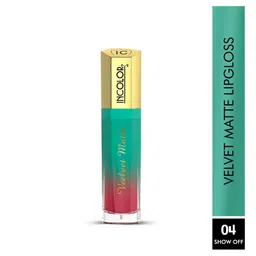 INCOLOR Velvet Matte Long Lasting Lip-Gloss - 4 ml - Show Off - 04 image 5