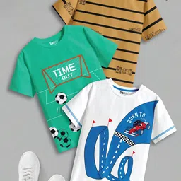 BAESD Boys 3 Pure Cotton T-shirt-image-29