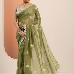 Libas Embellished Beads and Stones Saree-image-16