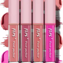 FOPE Set Of 4 Pout Perfect Velvet Matte Liquid Lipstick - 4 ml Each - 02-03-07-10-16