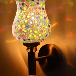Devansh Textured Abstract Shaped Shaped Wall Lamp-34