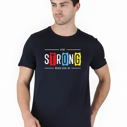 CASUALBUD Men Typography Printed Round Neck T-shirt-image-72