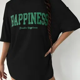 SZN Graphic Printed Cotton Short Sleeves Round Neck Oversized T-shirt-image-31