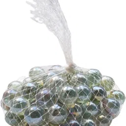 90_Pcs Glass OR Uncolour OR Paani Colour Kanche Glass Marble Ball Glass Ball-image-81