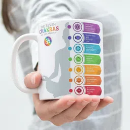 manorath "Yoga CHAKRAS" Print mug Best Design for your healthier friend and special gift Ceramic Coffee Mug-picture-48