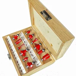 ROUTER BITS SET 8MM 12PCS SET Rotary Bit Set-image-69