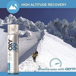 OXY99 Portable Oxygen Cylinder 2 Pack (12 Ltr) with Mask, Tube & Elastic Strap - Oxygen Cylinder For Home, Oxygen kit For Emergency, Oxygen Can For High Altitude & Hiking Adventure ING. BOSCHI ITALY image 3