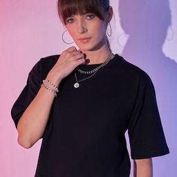 QIOA Women Pockets Boxy T-shirt-image-29