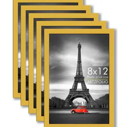 ArtzFolio Gold-Toned 5 to 7 Pieces Wood Wall Photo Frames-image-29
