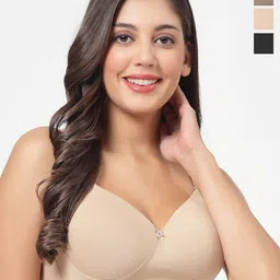 SHYAM SONS FLAIR Women Pack Of 3 Full Coverage Padded Bra-picture-11