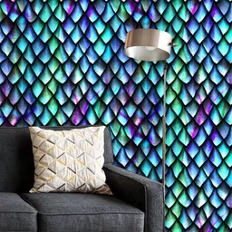 ArtzFolio Printed UV-Resistant Anti-Bacterial D Dragon Scales Peel & Stick Wallpaper-image-85