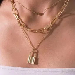 Grace Collections Women Gold-Plated Casual Minimal Western Chain-picture-15