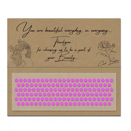 Comet Busters Bindiful Set Of 5 Traditional Round Bindi - Light Pink image 2
