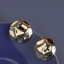 DressBerry Gold-Plated Circular Studs-18