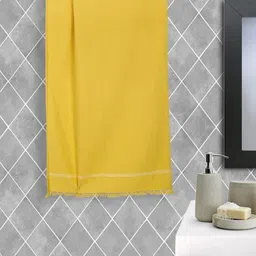 Fabindia Yellow 1 Cotton 200 GSM Bath Towel-image-88