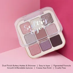mattlook Sultry Eyes 9 Colors Palette Long Lasting Easy to layer Pigmented Formula 13.5 g image 3