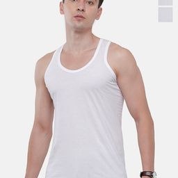 CAVENDERS Pack Of 3 Scoop Neck Pure Cotton Basic Vests - C57=-SWIFT---3---85-image-49