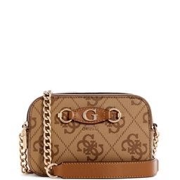 GUESS Printed PU Structured Shoulder Bag with Cut Work-6