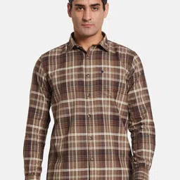 METTLE Men Multi Stripes Striped Casual Shirt-image-100