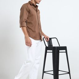 MOHICANS Textured Regular Fit Casual Shirt-picture-27