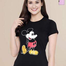 Mast & Harbour Women Typography 2 Printed Applique T-shirt-image-83
