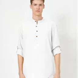 Fifth U Men White Kurta-picture-26