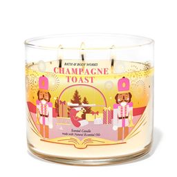 Bath & Body Works Champagne Toast Scented 3-Wick Candle - 411g-picture-37