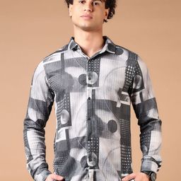 V-Mart Men Opaque Printed Casual Shirt-picture-49