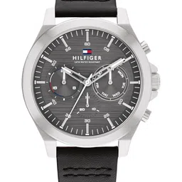 Tommy Hilfiger Men Lance Leather Straps Analogue Multifunction Watch TH1710521-3