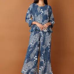V-Mart Women Abstract Printed Co Ord Set-picture-44