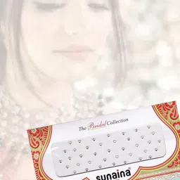 Sunaina Set Of 6 Small Bindi Multicolor Golden Silver Shiny Stone Bindi image 2