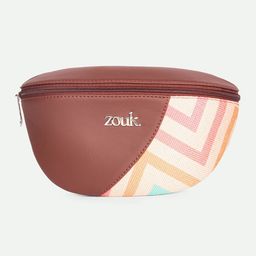 ZOUK Freya WavBeach Textured Water Resistant Vegan Leather Waist Pouch-90