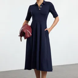 Trendyol Fit & Flare Midi Dress-image-86