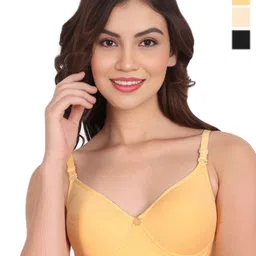 Liigne Pack Of 3 Full Coverage Lightly Padded Bra-image-19