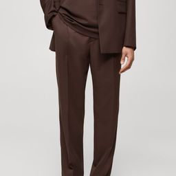 MANGO MAN Mid-Rise Regular Fit Semi-Formal Chinos-image-19